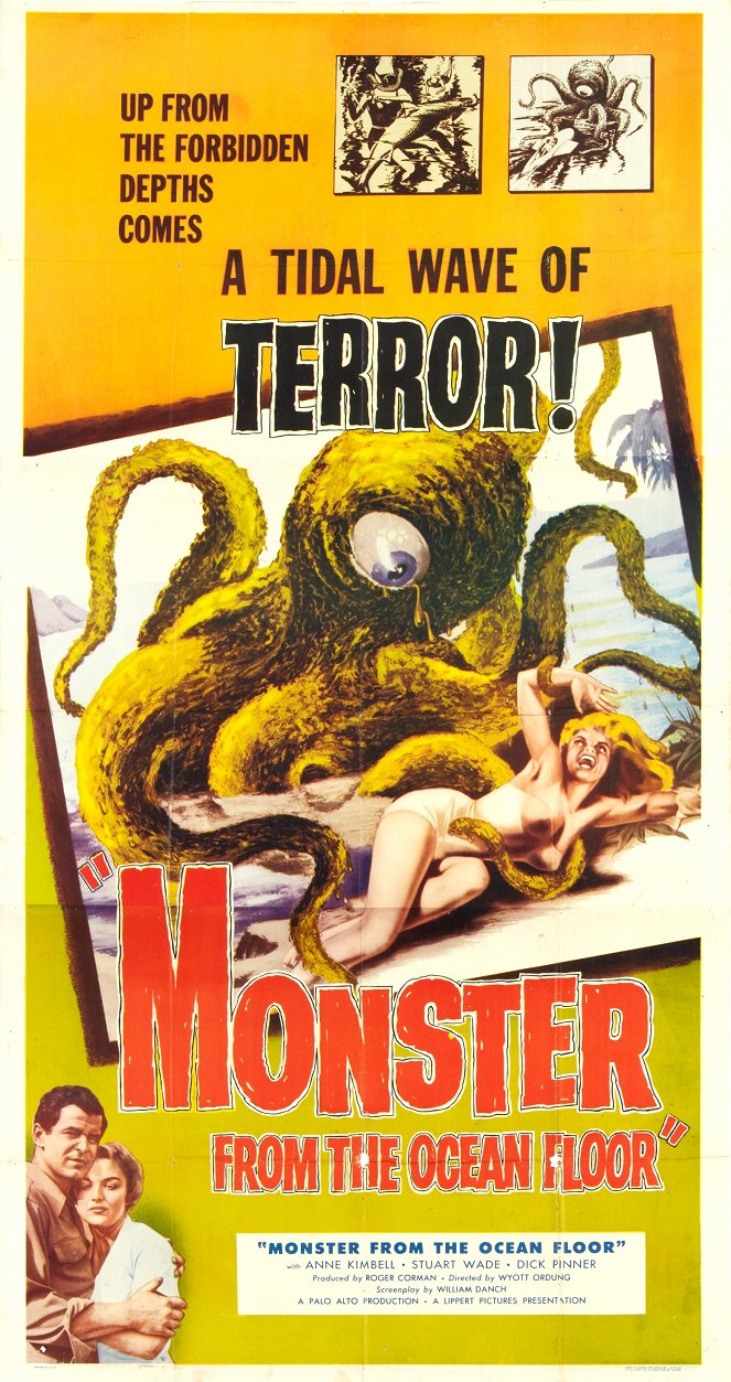 Monster from the Ocean Floor - Affiches