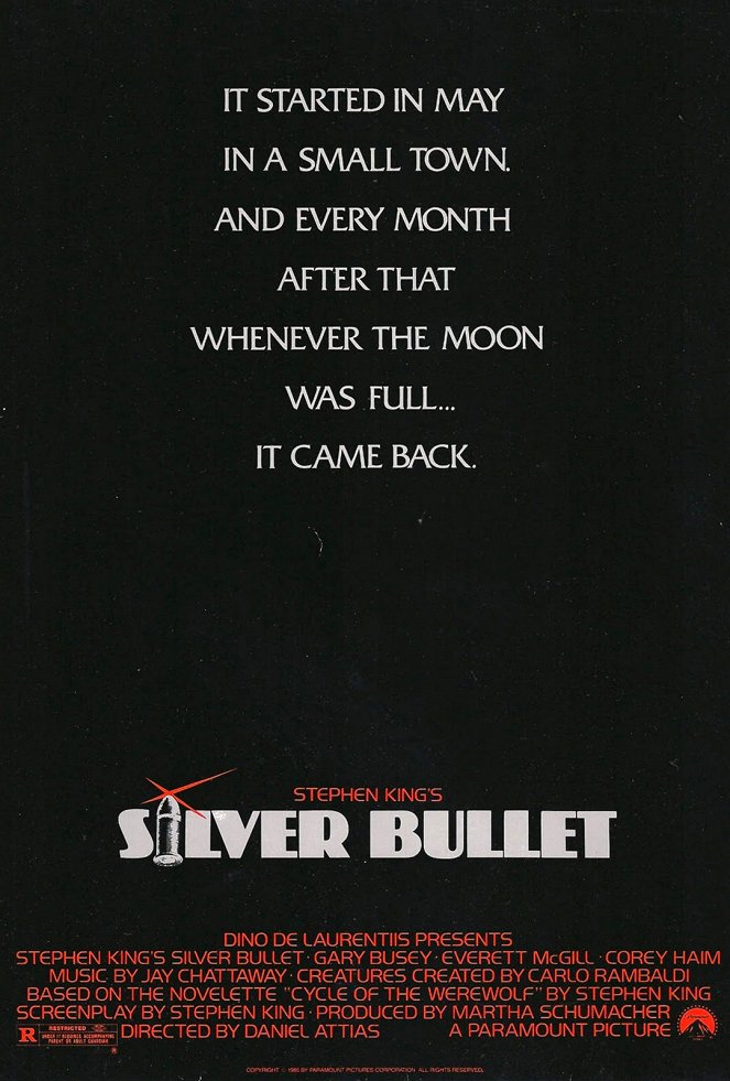 Stříbrná kulka - Plakáty