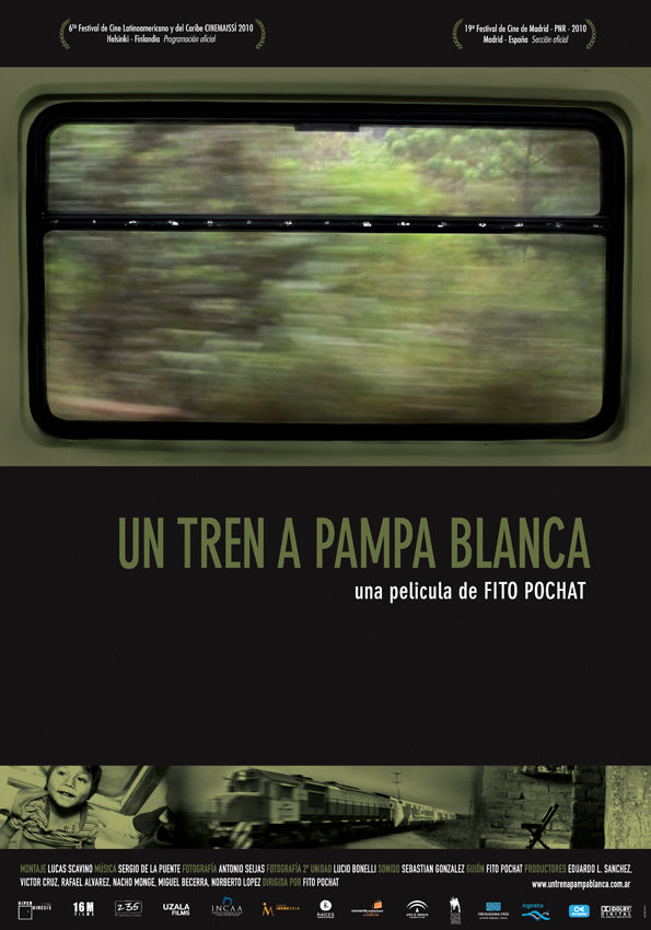 Un tren a Pampa Blanca - Cartazes