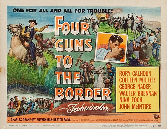 Four Guns to the Border - Plakáty