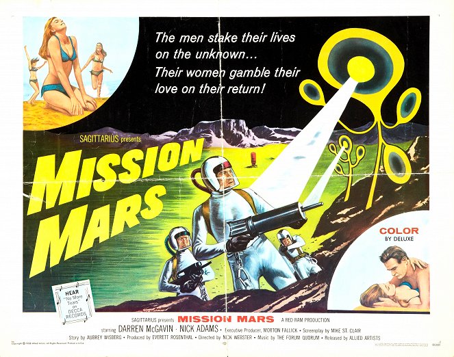 Mission Mars - Carteles