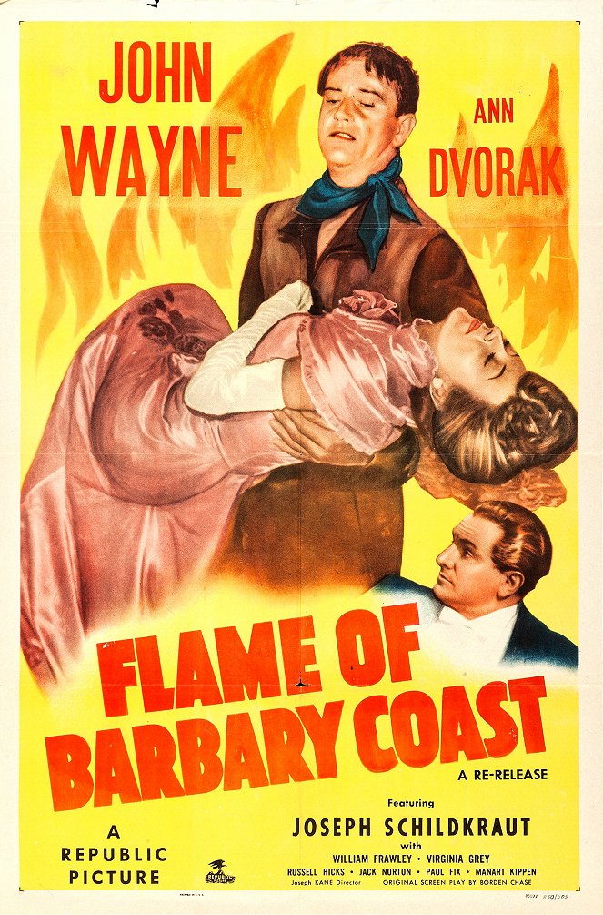 Flame of Barbary Coast - Posters