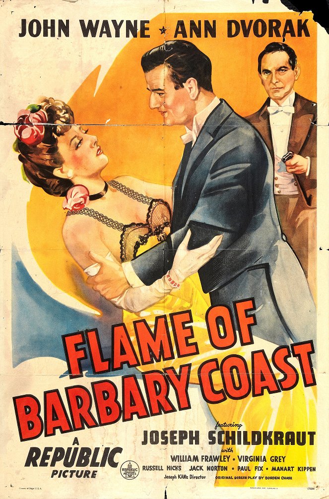 Flame of Barbary Coast - Plagáty