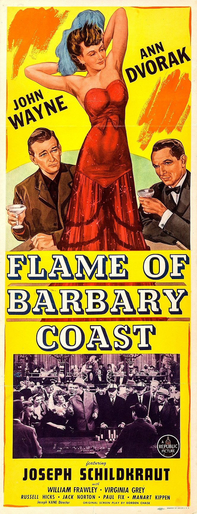 Flame of Barbary Coast - Plakaty