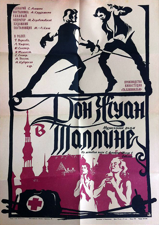 Don Juan v Talline - Plakaty