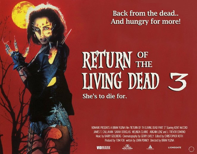 Return of the Living Dead III - Posters