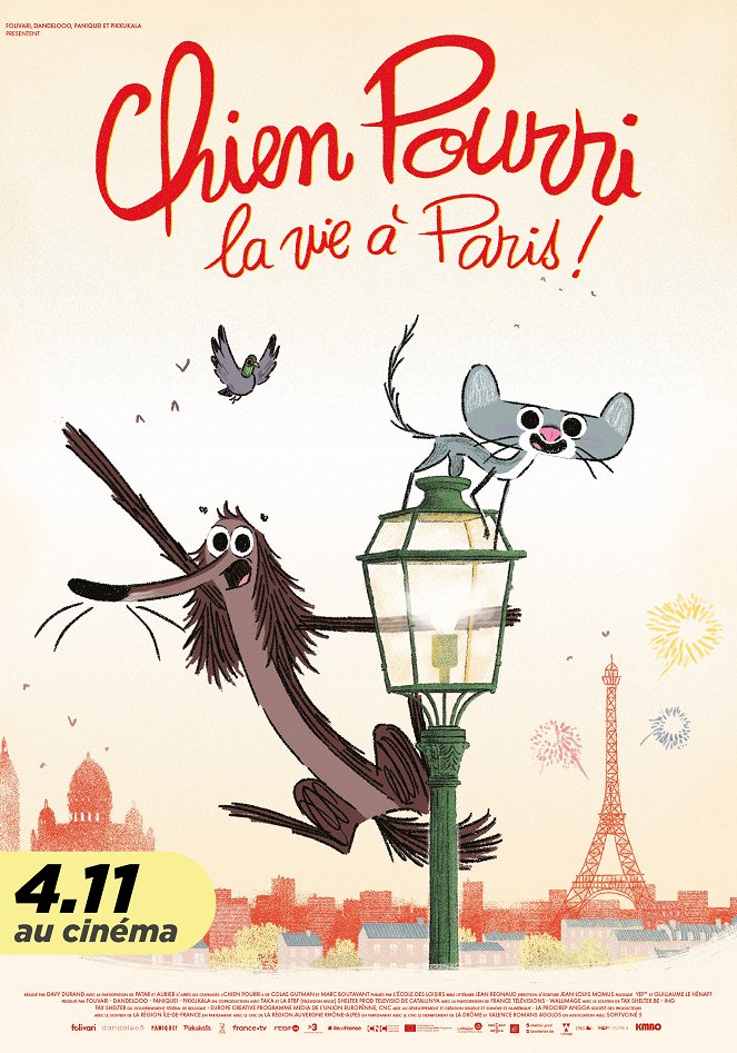 Stinky Dog, Happy Life in Paris! - Posters