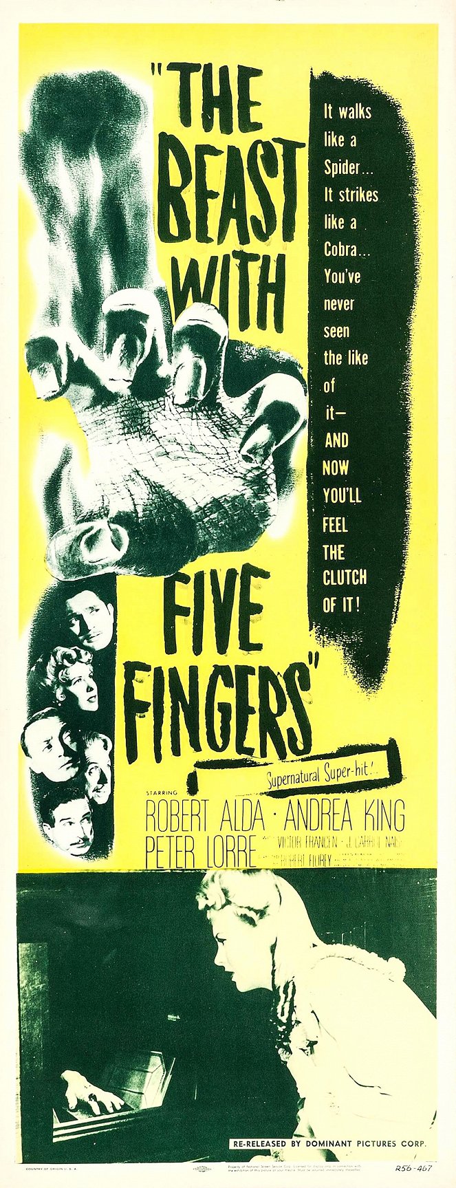 La Bête aux cinq doigts - Affiches