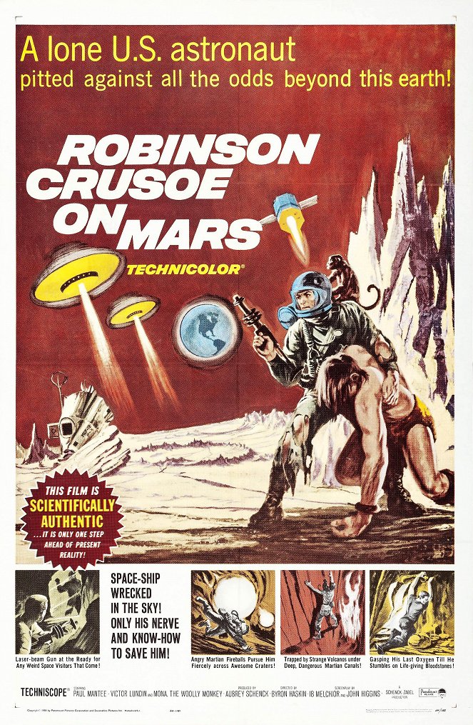 Robinson Crusoe de Marte - Carteles