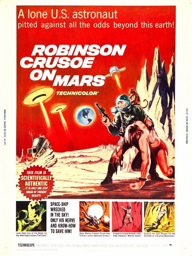 Robinson Crusoe sur Mars - Affiches