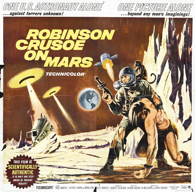 Robinson Crusoé em Marte - Cartazes