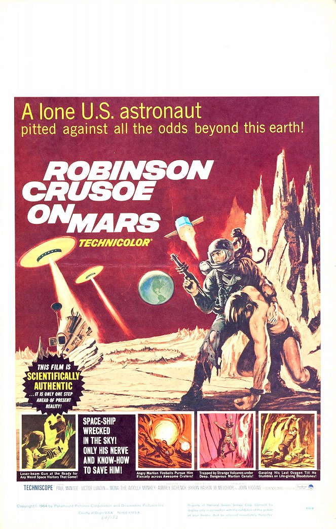 Robinson Crusoe sur Mars - Affiches