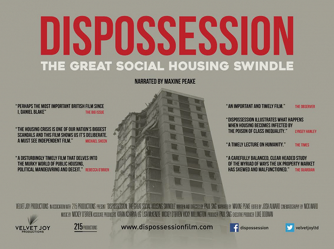 Dispossession - The Great Social Housing Swindle - Plagáty