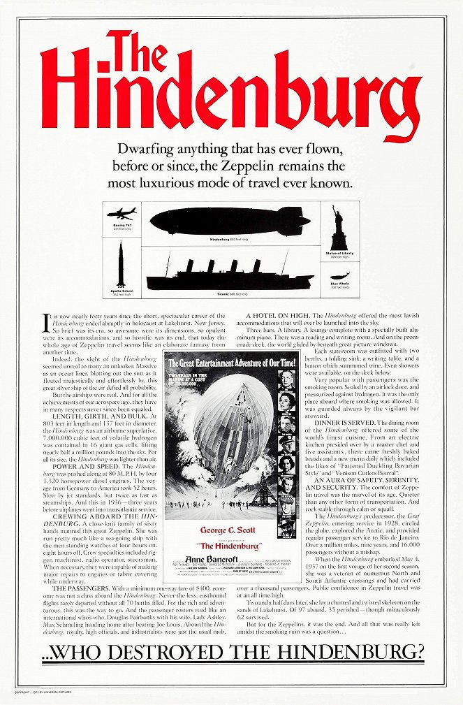 The Hindenburg - Cartazes