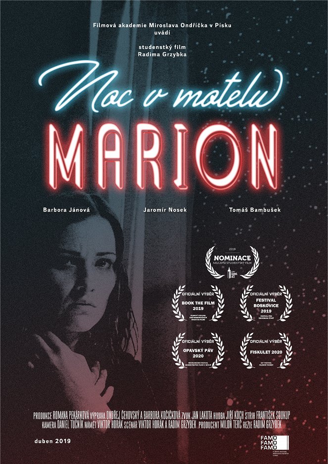 Noc v motelu Marion - Plakate