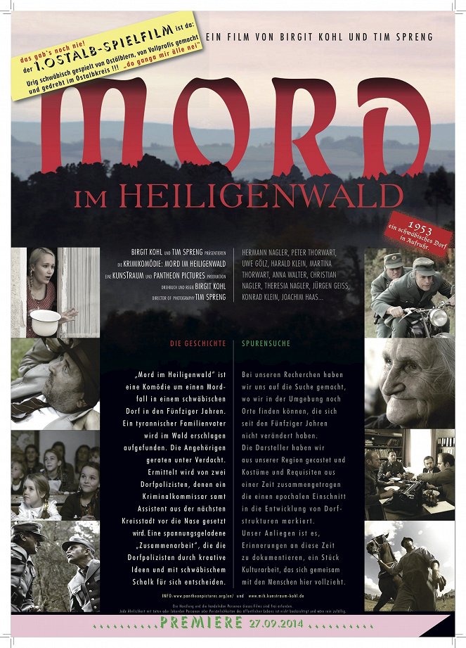 Mord im Heiligenwald - Plakáty