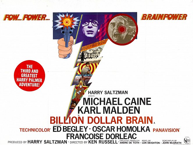 Das Milliarden Dollar Gehirn - Plakate