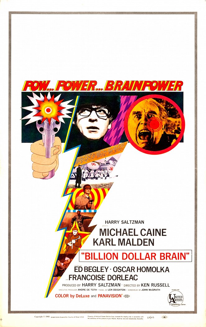 Billion Dollar Brain - Posters