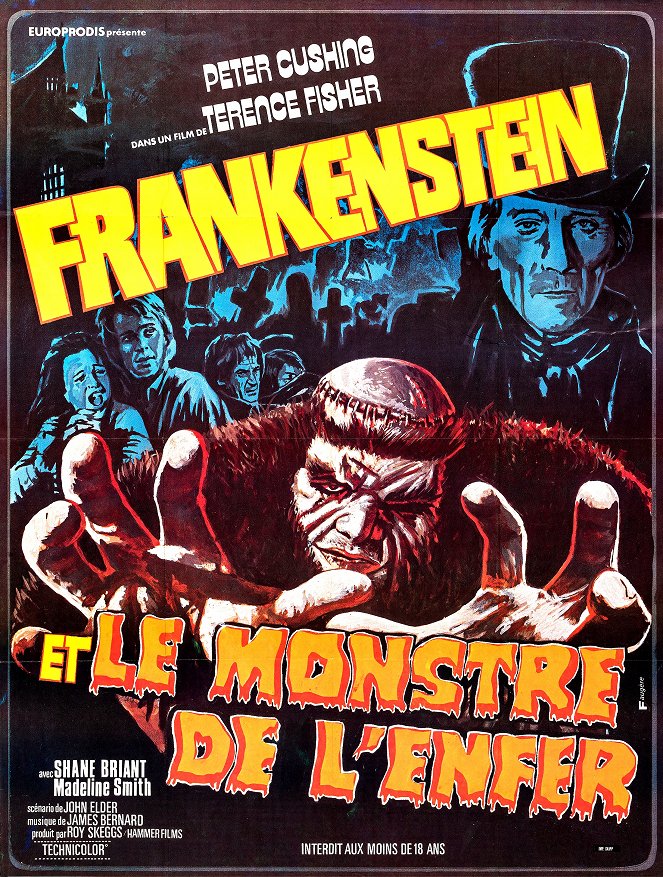 Frankenstein et le monstre de l'enfer - Affiches