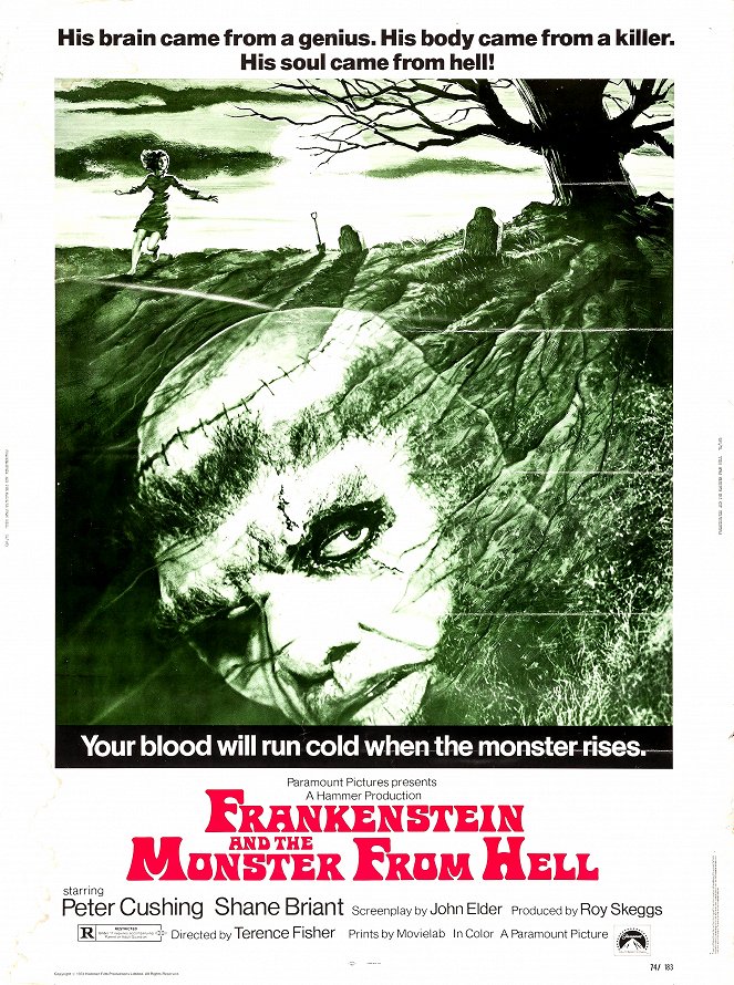 Frankenstein and the Monster from Hell - Posters