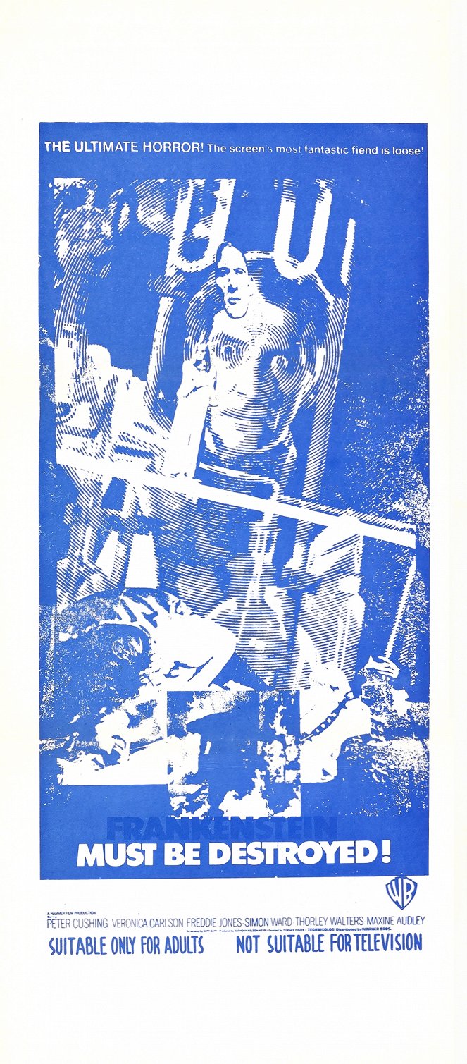 Frankenstein Must Be Destroyed - Posters