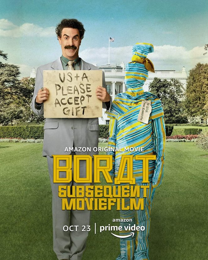 Boratův navázaný telefilm - Plagáty