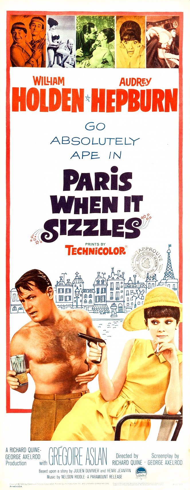 Paris - When It Sizzles - Posters