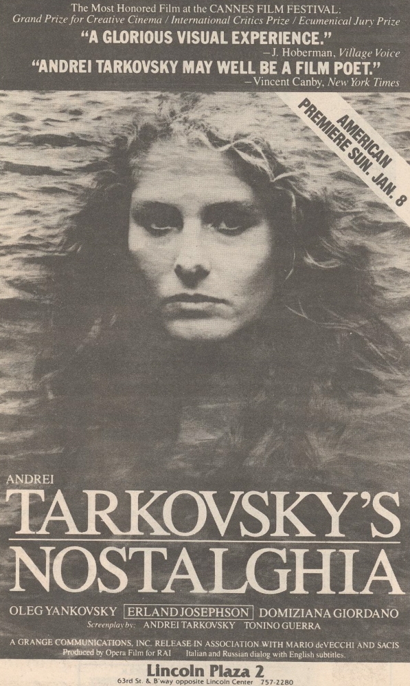 Nostalgia de Tarkovsky - Carteles