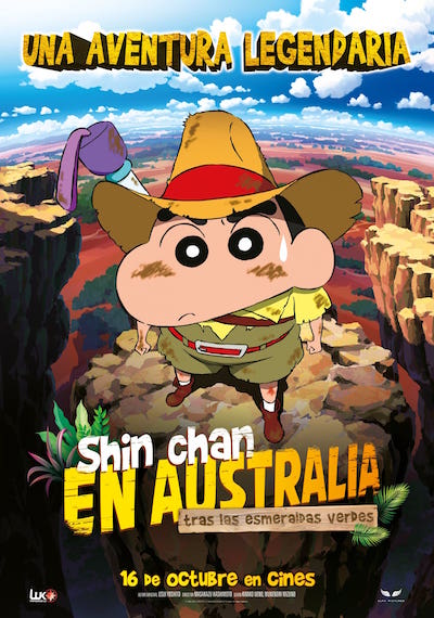 Shin Chan en Australia. Tras las esmeraldas verdes - Carteles