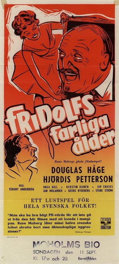 Fridolfs farliga ålder - Plakátok
