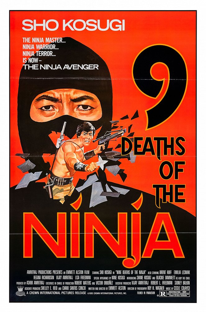 9 Deaths of the Ninja - Affiches