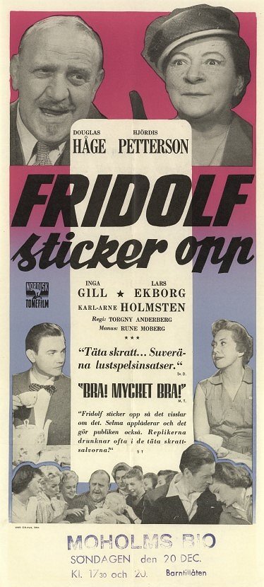 Fridolf sticker opp! - Plakátok