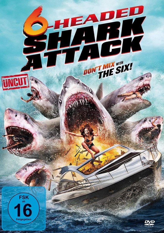 6-Headed Shark Attack - Plakate