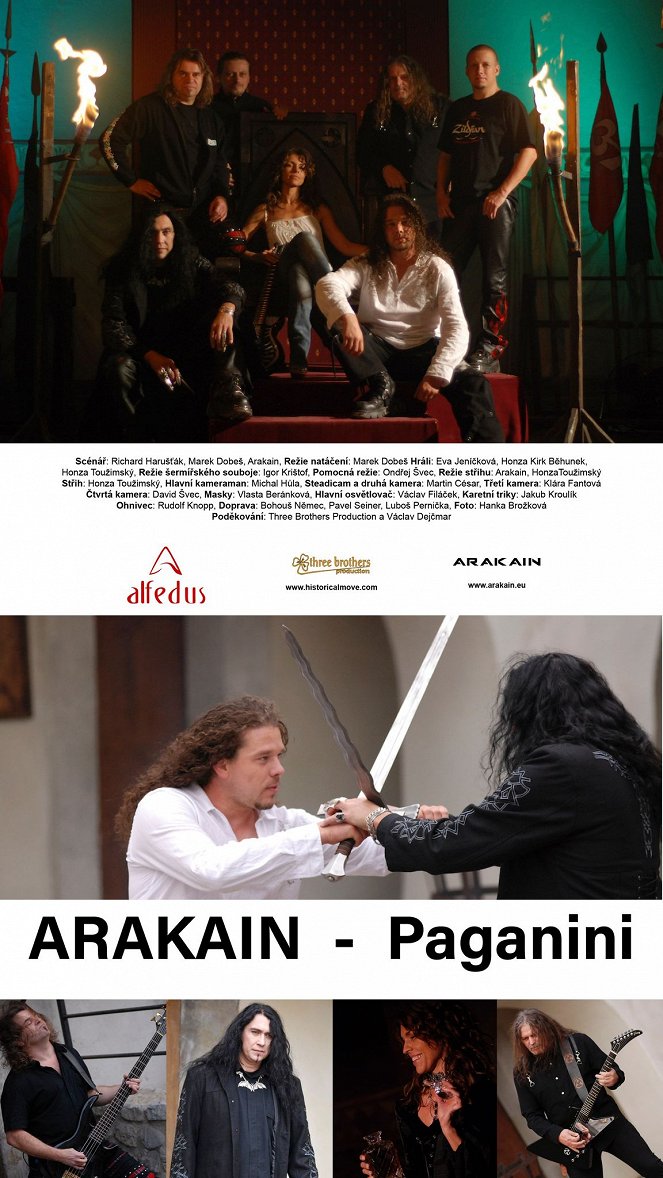 Arakain: Paganini - Plakate