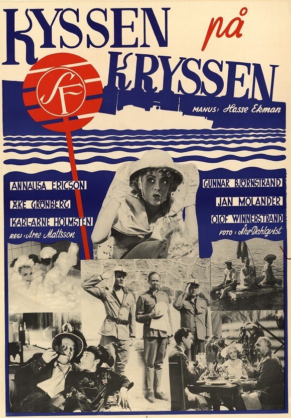 Kyssen på kryssen - Affiches