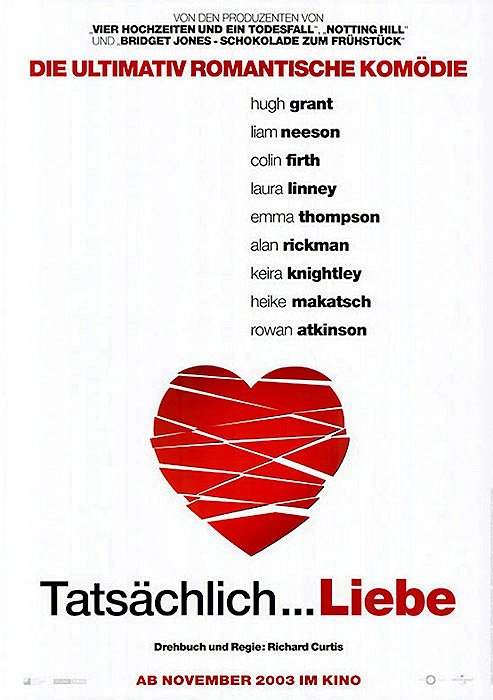 Tatsächlich ... Liebe - Plakate