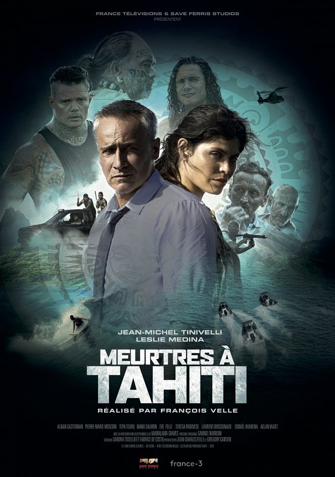 Stíny smrti - Meurtres à Tahiti - Plakáty