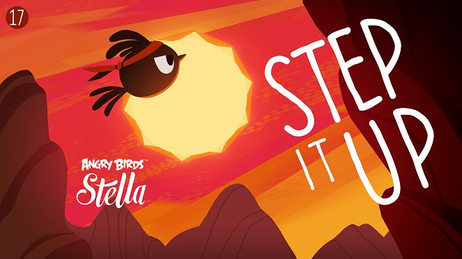 Angry Birds Stella - Step it Up - Plagáty