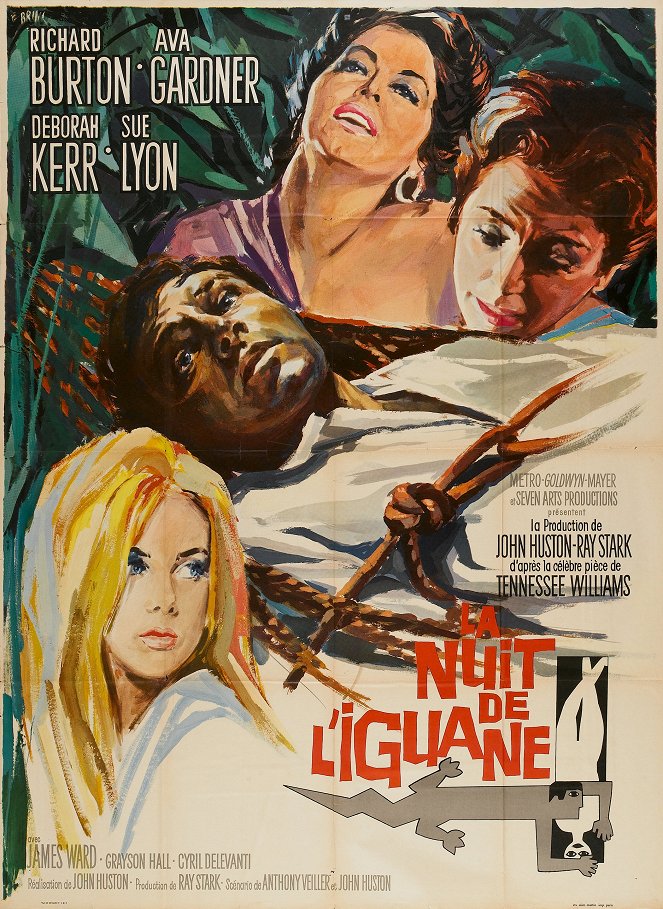 La Nuit de l'iguane - Affiches