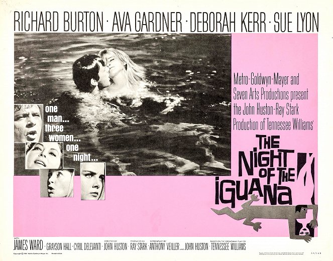 La Nuit de l'iguane - Affiches
