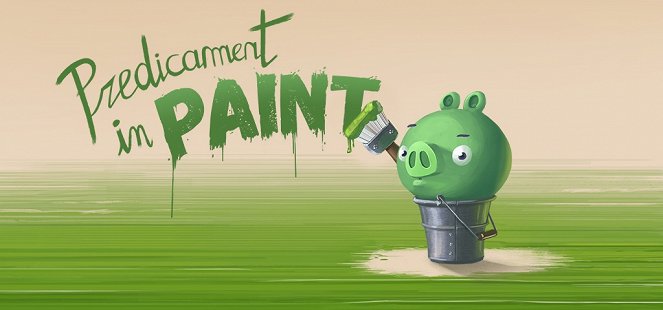 Piggy Tales - Pigs at Work - Piggy Tales - Predicament in Paint - Posters