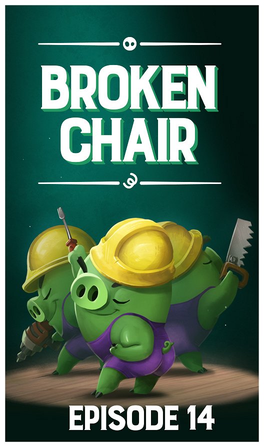 Piggy Tales - Broken Chair - Posters