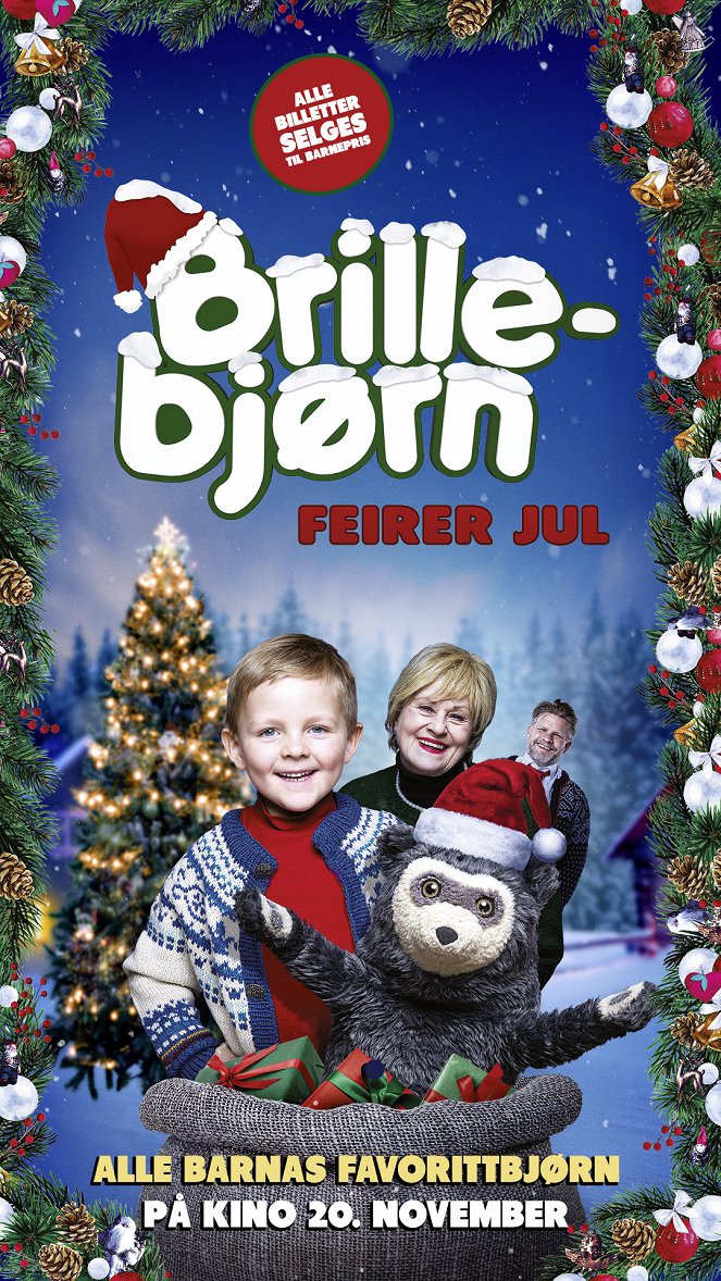 Brillebjørn feirer jul - Plakáty