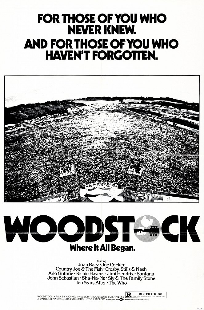 Woodstock: 3 días de paz y música - Carteles