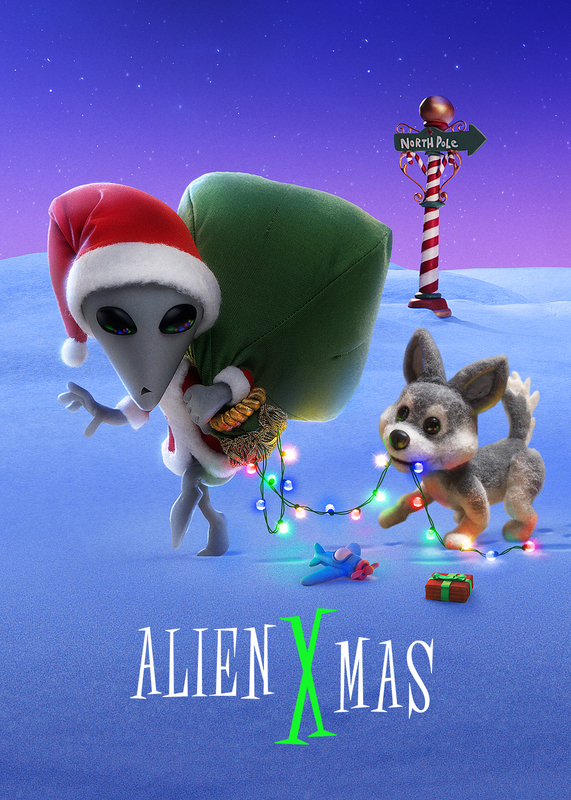 Alien Xmas - Plakate