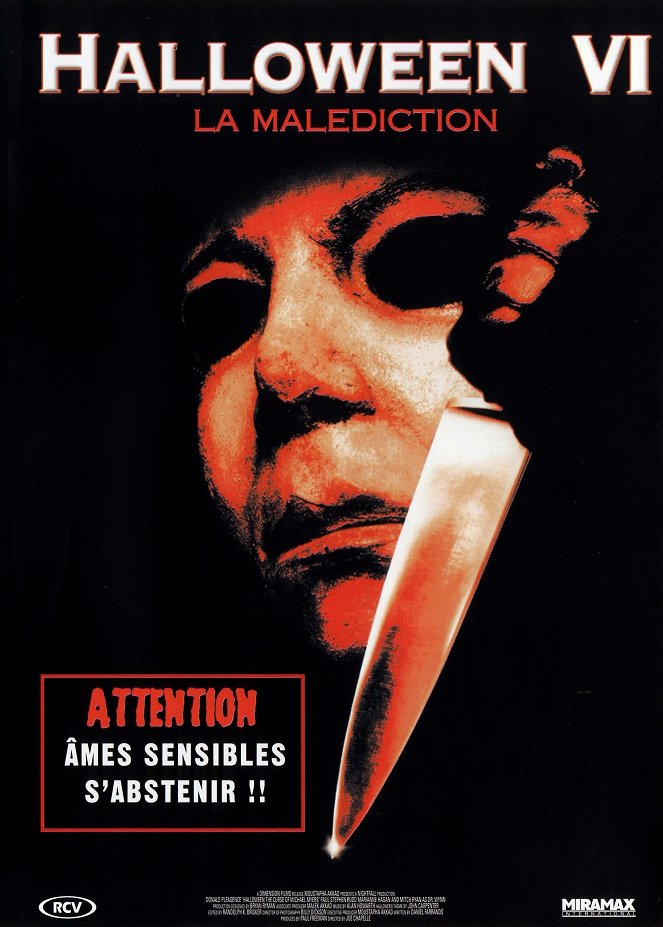 Halloween 6 : La malédiction de Michael Myers - Affiches
