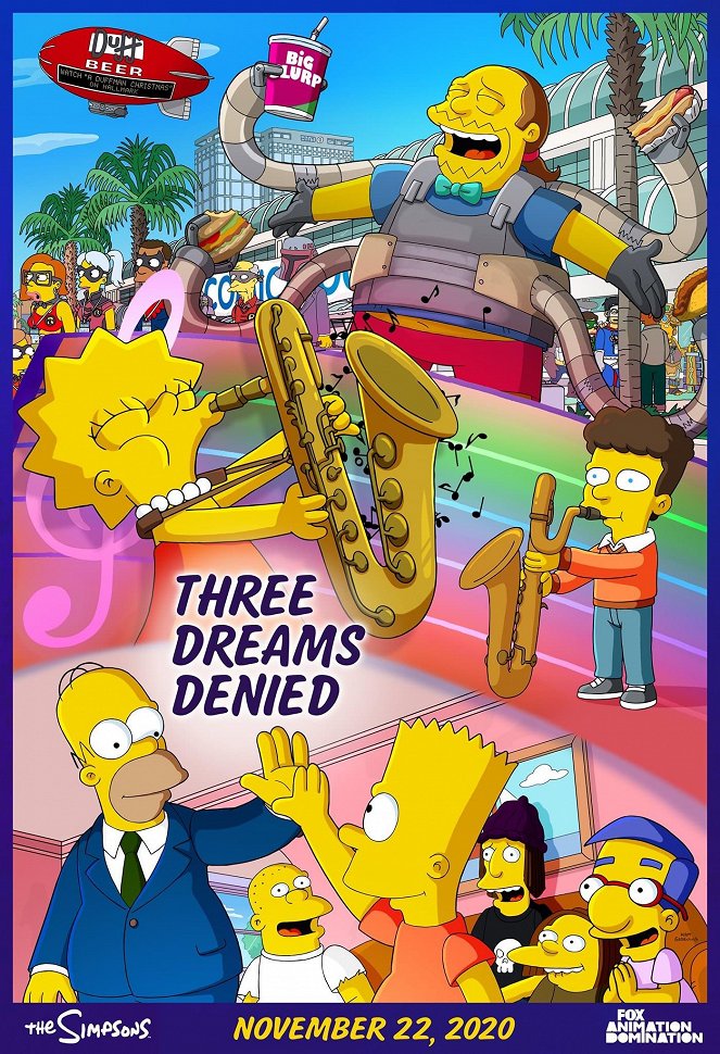 Os Simpsons - Three Dreams Denied - Cartazes