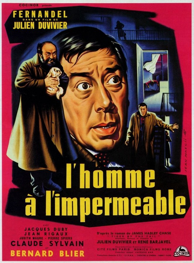 L'Homme à l'impermeable - Affiches