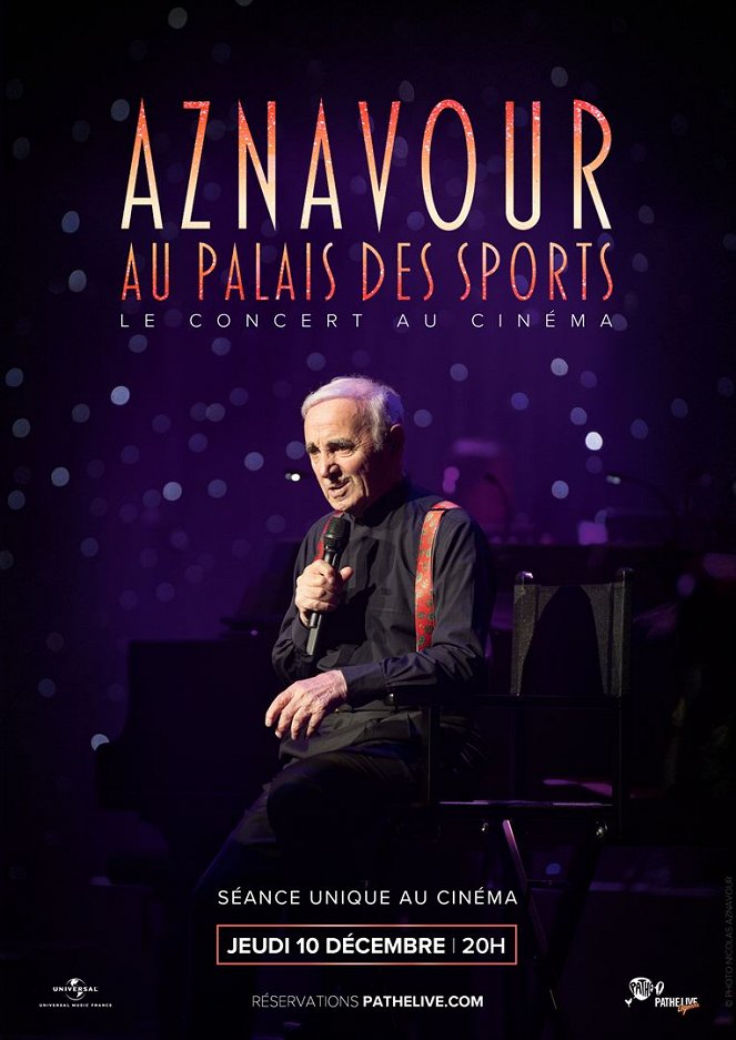 Aznavour au Palais des Sports - Carteles