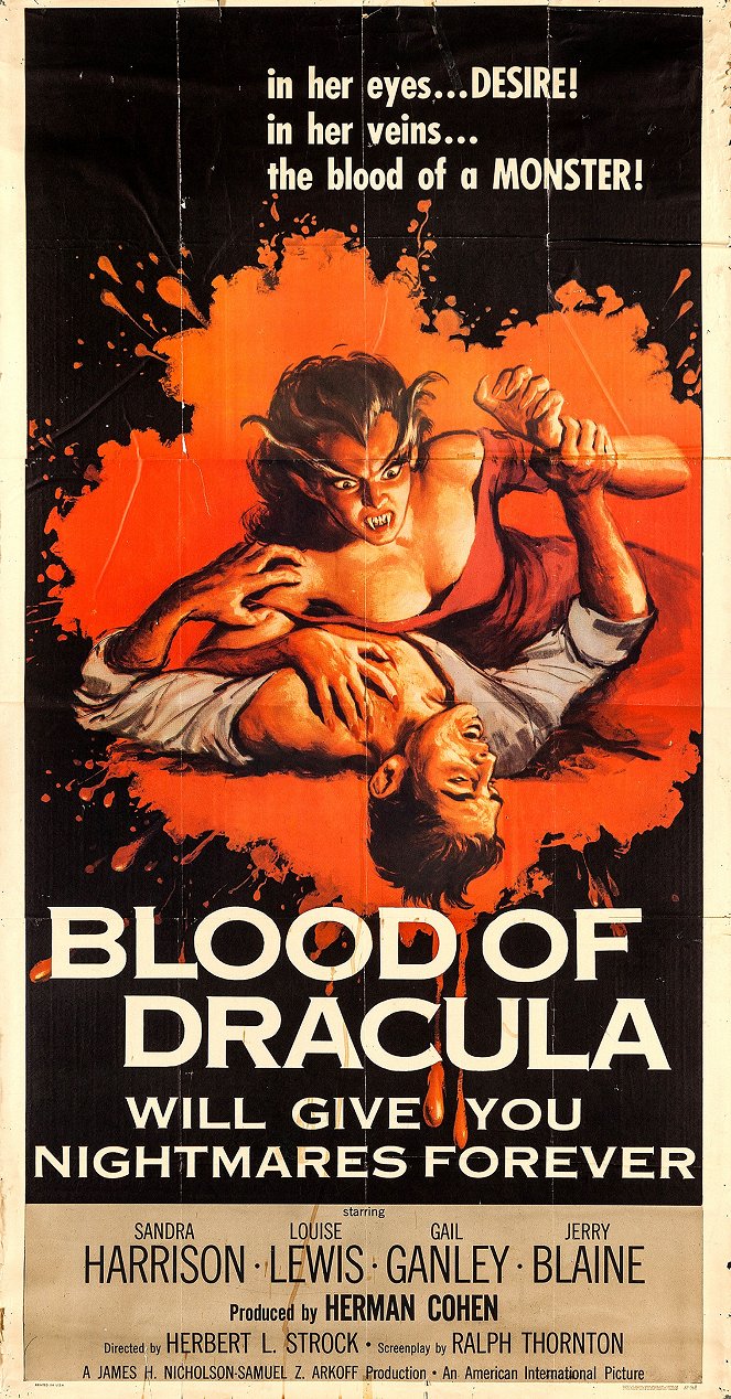Blood of Dracula - Affiches